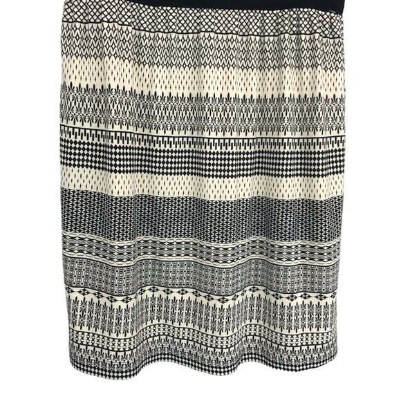 LOFT A-line Knee Length Stretch Dress Lined Sleeveless Boat Neck Size Medium - Picture 5 of 9